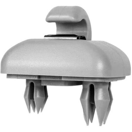 2 kpl Aurinkosuojakiinnikkeitä, Aurinkosuojakoukku, Audi A1, A3, A4, A5, Q3, Q5 (8E0, 857, 562) A7, B6, B7, B8, S4, S5, Harmaa