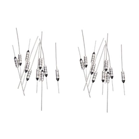 20 stk. Kredsløbsafbrydere Tf 240 Celsius 250v 10a Temperatur Termiske Sikringer