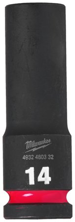 Milwaukee Shockwave Impact Duty Krafttoppe 1/2" kvadratisk dybde 14 mm, Håndværktøj