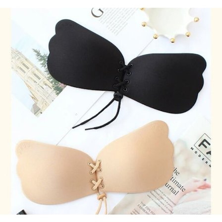 2 kappaletta viskoosia push up -rintaliivit, naisten näkymätön viskoosi si