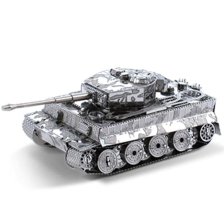 3d Pussel Metall - Berömda Fordon - Tiger I Stridsvagn