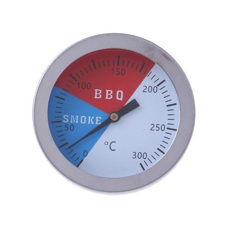 Trådløst grilltermometer til kulgrill, 52 mm temperaturmåler, kompatibel med Weber