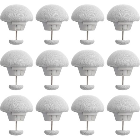 12 stk. hvide svampeformede dyneclips, skridsikre dyneclips til at holde dynen på plads, dundyne