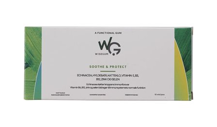WiseGum Soothe & Protect 10 stk, Helse & Madvarer, Kosttilskud, Immunforsvar