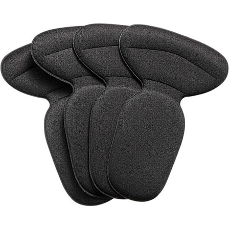 (Sort) 2 Par Hæl Sko Grip Høj Hæl Puder Foring Hæl Indlæg