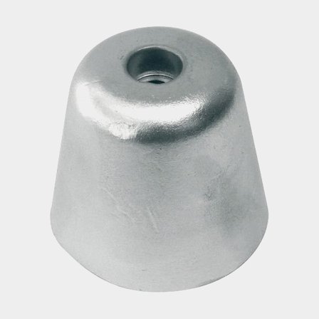 Zinc anode Tecnoseal, for bow thruster, fits Vetus Series KGF 125 & 160