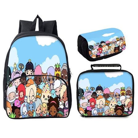 Toca Life World Toca Life World 3-delad skolväska med rund ficka