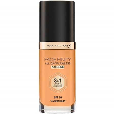 Max Factor Facefinity 3 In 1 Foundation 78 Warm Honey