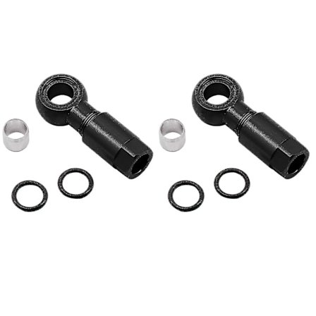 2x Sykkel Hydraulisk Skivebrems Slange Nål Olive Hode For Slx Xtr Sykling Brems Tilbehør Svart-yuhao