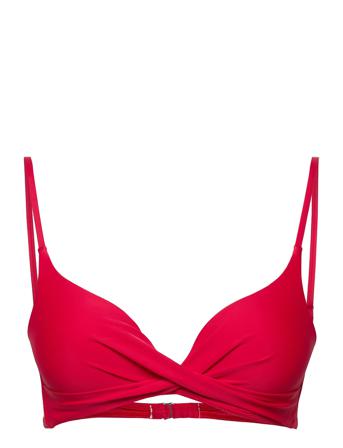 Bermuda Swimwear Bikinis Bikini Tops Triangle Bikinitops Röd Scampi