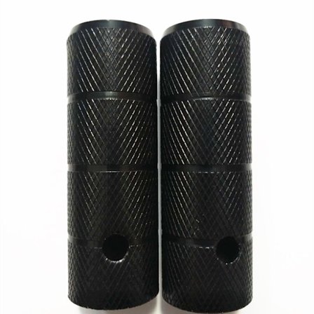 Mountainbike fodstøtter - Sort metal cykel fodstøtte 38 mm