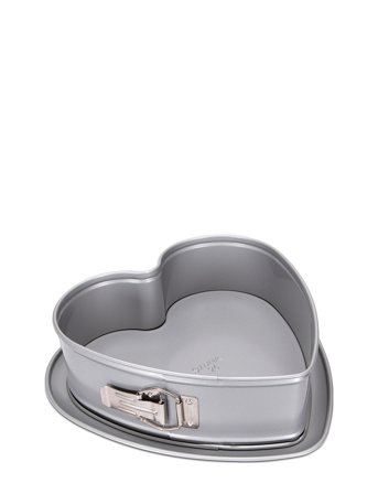 Städter Springform Hjerte Ø 26 Cm / H 7 Cm Sølv - Silver - Ø 26 CM