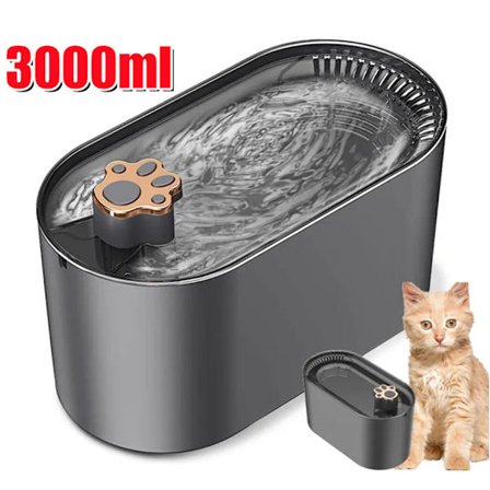 3L kissan juoma-automaatti koirille LED juomakuppi automaattinen annostelija