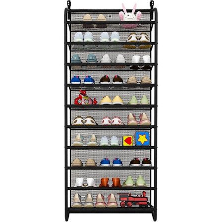 Hængende Skostativ til Dør - 10 Hylder