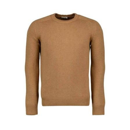 Saint Laurent Round-neck Strik Brun, Herre Strik