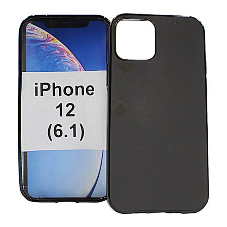 TPU Skal iPhone 12 (6.1) (Svart)