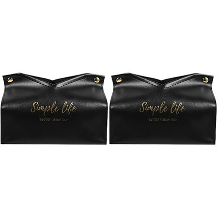 2 st servetter Center Garden Home Tissue Life Simple Desks Organizer Dispenser Pu Pouch Dressers Container Car Rectangular Bedroom Bag Vanity 