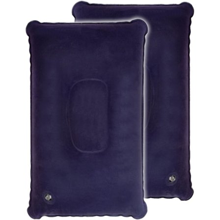 Store Black Friday Tilbud! 2 x foldbar oppustelig sædehynde, til rejser, bil, bus,