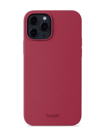 Holdit Silicone Case Red Velvet - Red - IPHONE 12-12PRO