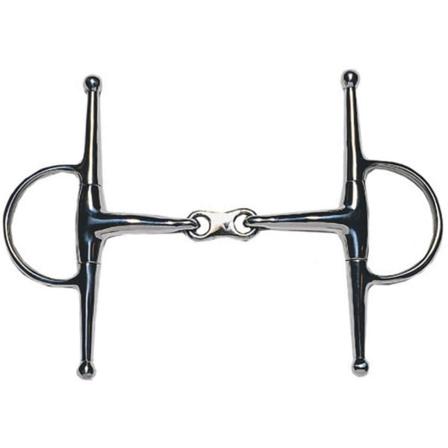 Jp Korsteel Rostfritt Stål Fransk Link Full Cheek Snaffle Bit
