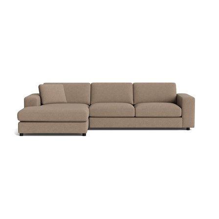 Oasis chaiselong sofa, venstrevendt - Loop Mørk Beige - 294x151x79 - Sofa, chaiselong