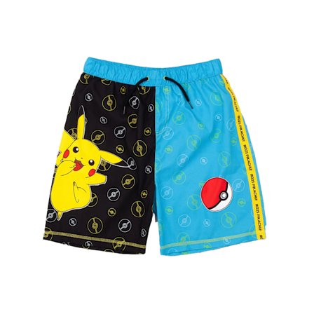 Pokemon Boys Pikachu Pokeball Badbyxor 11-12 År Blå/Svart