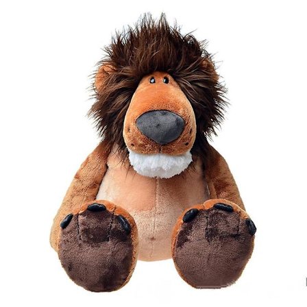 Gosedjur Lejon från Petting Zoo, perfekt plyschlejon, mjukt och gosigt leksaksdjur för barn, födelsedagspresenter till barn