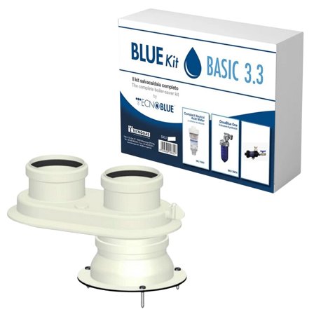 Kit installazione caldaia Bosch con scarico fumi sdoppiato, defangatore, dosatore di polifosfati e cartuccia neutralizzante