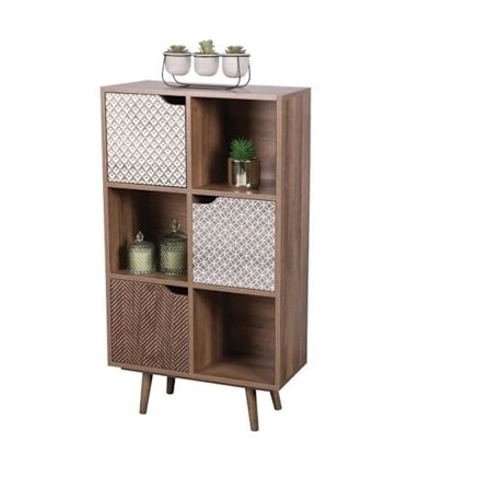 Urban Living - Vintage Baobab Medium Hylla - Brun