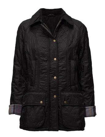 Beadnell Polarquilt Kviltad Jacka Svart Barbour
