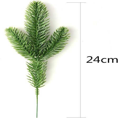 Kunstige furugrener Kunstige grantregrener Kunstige grantregrener Nålkrans DIY-rekvisita til julehjem hagedekorasjon