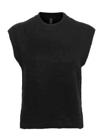 Yasalva Knit Vest S. Black YAS
