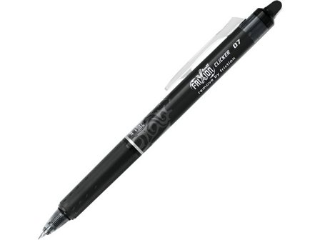 Pilot Gelpenna Frixion Clicker 0,7 svart - Lyreco - Kontorsmaterial > Pennor > Gelpennor raderbara