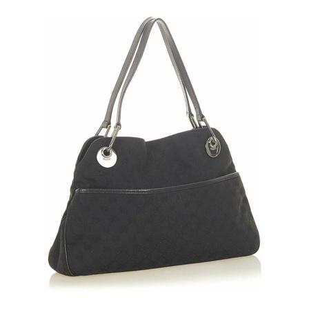 Gucci Vintage, Pre-owned Shoulder Bag Zwart, Dames, Maat:ONE Size,voering