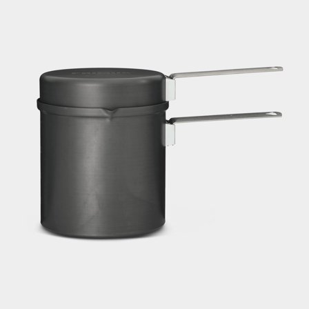 Camping saucepan & frying pan Primus Trek Pot, hard-anodised aluminium, with 1 saucepan (1 litre) & 1 frying pan (Ø14.5 cm)