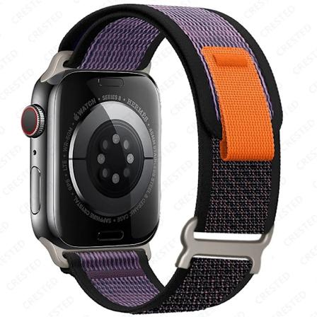 Trail Loop for Apple Watch Ultra 2 Rem 49mm 44mm 40mm 45mm 41mm 38mm 42mm 40 45mm Rem iWatch Series 8 9 7 6 5 3 Rem Svart Rosa-Xin Black powder 42 44 