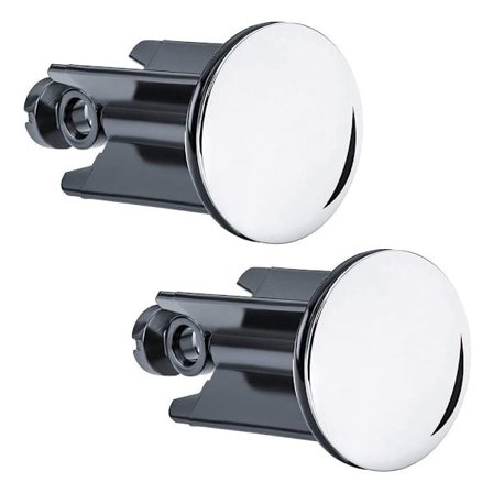 Pakke med 2 vaskafløbspropper, badekarspropper, afløbspropper, til vaske, bideer - Perfet