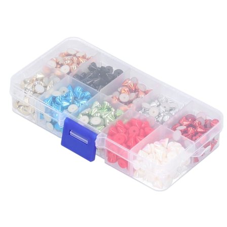 Halvrunde kegle nitter farverige DIY tøj bagage taske hat dekoration tilbehør