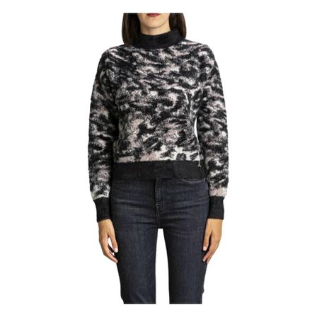 Patrizia Pepe, Knitwear Grijs, Dames, Maat:S