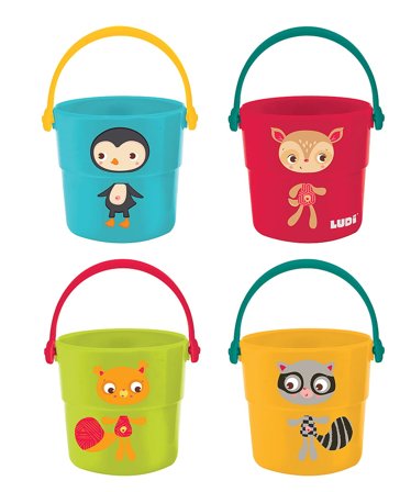 Ludi Spande Legesæt til Badet 4 stk, Børn & Forældre, Legetøj, Badelegetøj