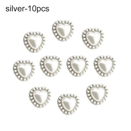 10st Pearl Buttons Skjorta Knappar SILVER 10ST 10ST