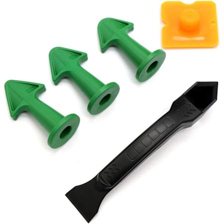 5-pack Multi-Edge Silikonfogtätningsverktygssats för Kök Badrum