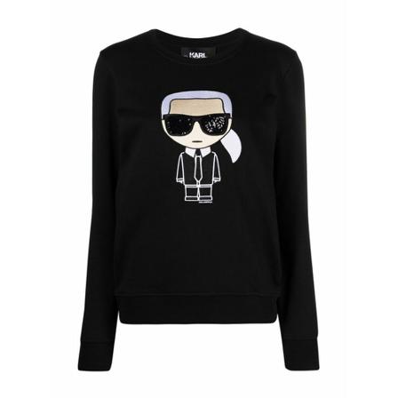 Karl Lagerfeld, sweater Czarny, Kobieta, Rozmiar: S