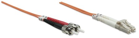 INTELLINET Fiber optic patch cable LC-ST duplex 2m 50/125 OM2 multimode
