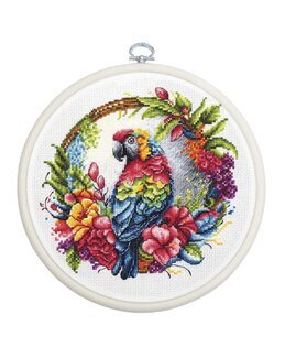 Stickpackung Bild Tropischer Vogel