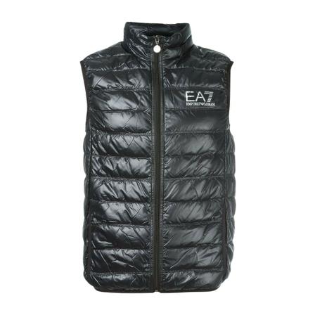 Emporio Armani EA7 Gilet With Logo Sort, Herre Veste