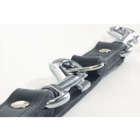Beeztees Hundkoppel Active Läder Svart 200x1,2 Cm 736391 Svart
