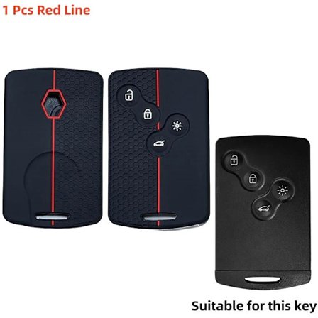 4 Knapper Silikon Bilnøkkel Deksel Etui For Renault Duster Captur Clio Logan Megane 1 2 3 Koleos Scenic Nema Fluence Zoe Tilbehør