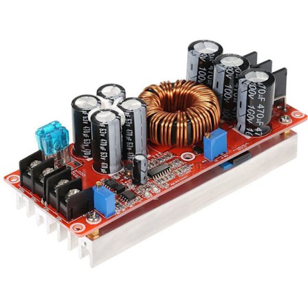 1200W 20A DC Konverter Boost Bil Step-Up Strømforsyningsmodul Justerbar Spændingskonverter 8-60V til 12-83V