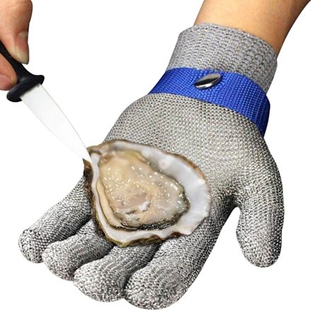 Leikkauskestävät keittiöhanskat Tason 9 Suojaus Työhanskat Österssihanskat Keittiön Suojaus Hanska Kalankäsittelyyn, Lihan Leikkaamiseen, Mandolinille